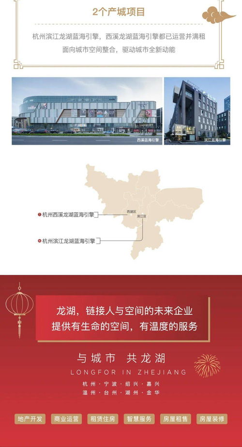 龍湖集團浙江區域新春版圖 實業興邦，深耕發展